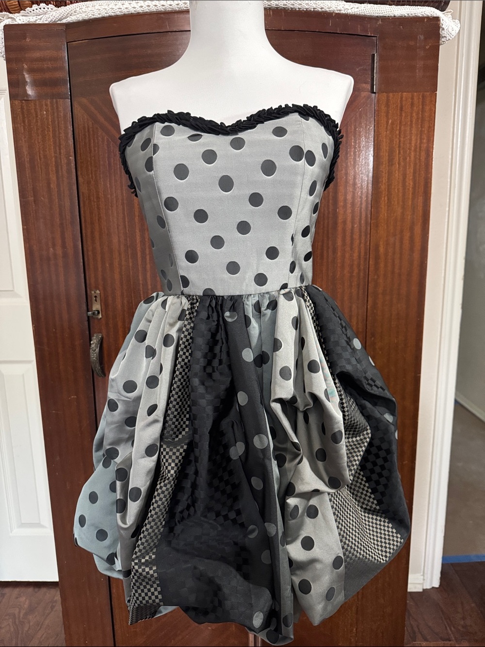 Retro Alice + Olivia Polka Dot Party Dress